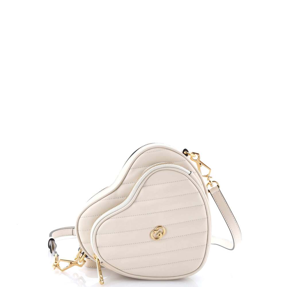 Gucci Interlocking G Heart Shoulder Bag #218352G16B